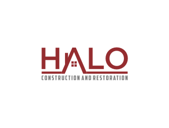 Halo Construction and Restoration logo design by bricton