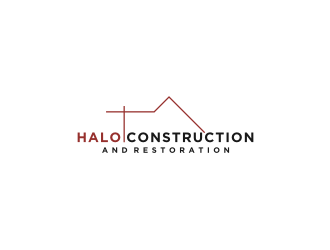Halo Construction and Restoration logo design by bricton