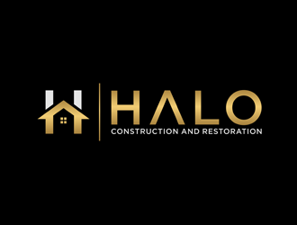 Halo Construction and Restoration logo design by bomie
