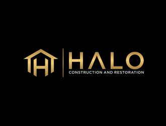 Halo Construction and Restoration logo design by bomie