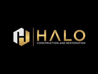 Halo Construction and Restoration logo design by bomie