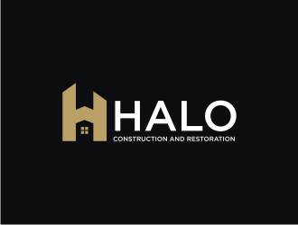 Halo Construction and Restoration logo design by kevlogo
