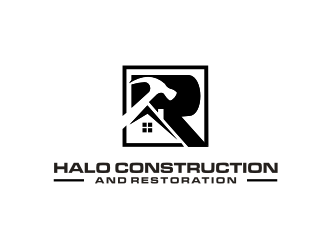 Halo Construction and Restoration logo design by tejo