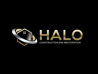 Halo Construction and Restoration logo design by bougalla005