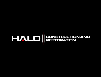 Halo Construction and Restoration logo design by ammad