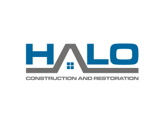 Halo Construction and Restoration logo design by rief