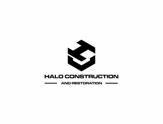 Halo Construction and Restoration logo design by haidar