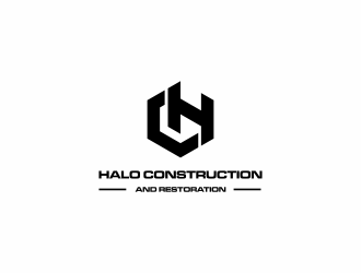 Halo Construction and Restoration logo design by haidar