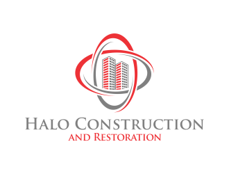 Halo Construction and Restoration logo design by AisRafa