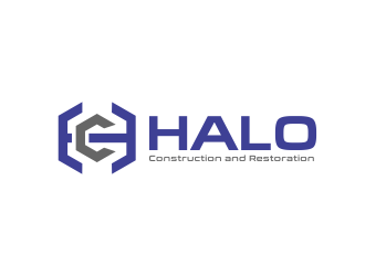 Halo Construction and Restoration logo design by AisRafa