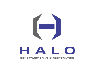 Halo Construction and Restoration logo design by AisRafa