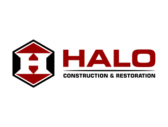 Halo Construction and Restoration logo design by cintoko
