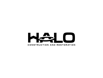 Halo Construction and Restoration logo design by CreativeKiller