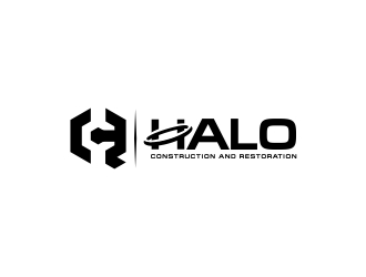 Halo Construction and Restoration logo design by CreativeKiller