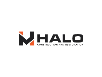 Halo Construction and Restoration logo design by BTmont