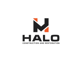 Halo Construction and Restoration logo design by BTmont
