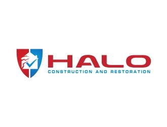 Halo Construction and Restoration logo design by adwebicon