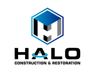 Halo Construction and Restoration logo design by cintoko