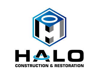 Halo Construction and Restoration logo design by cintoko