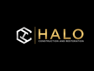 Halo Construction and Restoration logo design by bomie