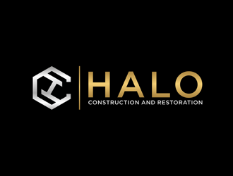 Halo Construction and Restoration logo design by bomie