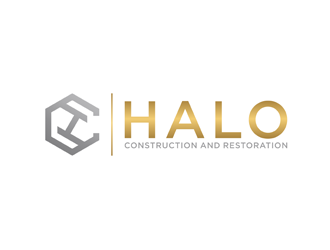 Halo Construction and Restoration logo design by bomie