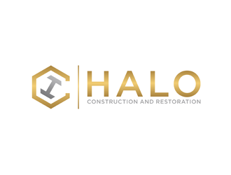 Halo Construction and Restoration logo design by bomie