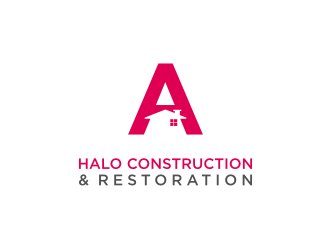 Halo Construction and Restoration logo design by logitec
