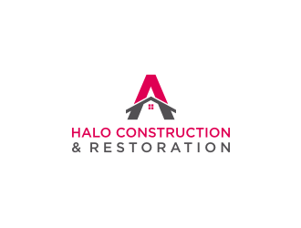 Halo Construction and Restoration logo design by logitec