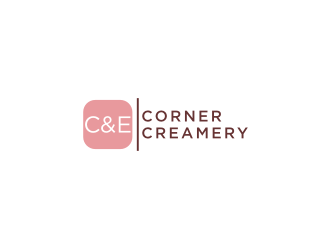 C & E Corner Creamery logo design by bricton