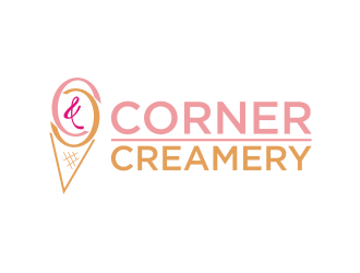 C & E Corner Creamery logo design by Adundas