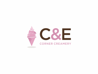 C & E Corner Creamery logo design by haidar