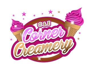 C & E Corner Creamery logo design by uttam