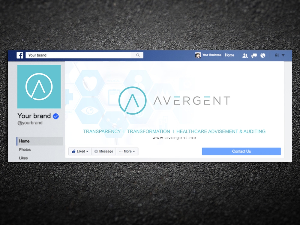 Avergent logo design by Kindo