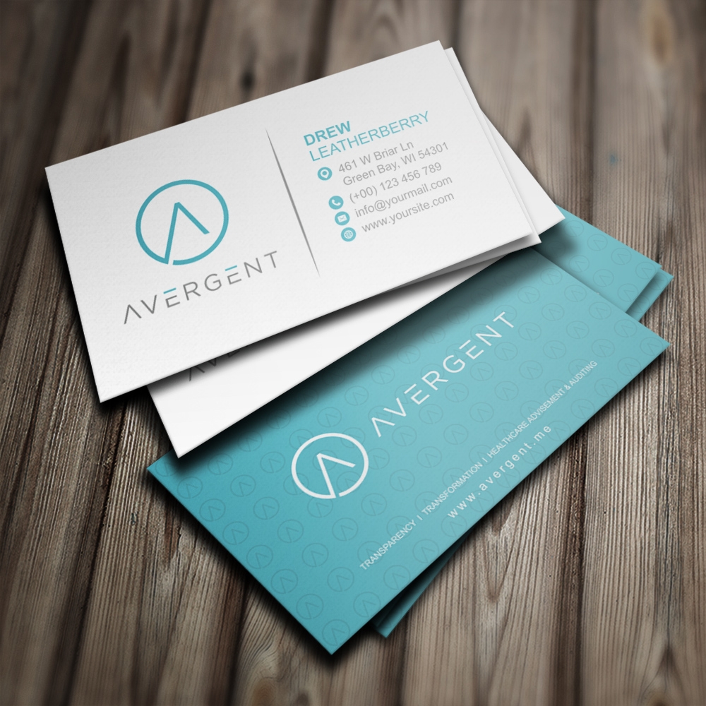 Avergent logo design by Kindo