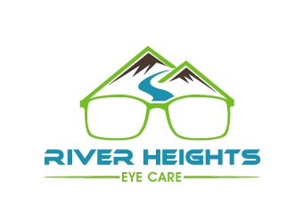 River Heights Eye Care logo design by PMG