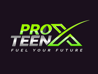 PRO-TEEN X logo design by spiritz