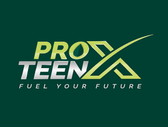 PRO-TEEN X logo design by spiritz