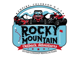 Rocky Mountain Outback Adventures logo design by DreamLogoDesign