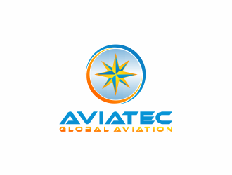 AVIATEC GLOBAL AVIATION logo design by giphone