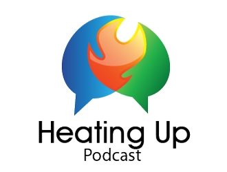 Heating Up (Podcast) logo design by ZQDesigns