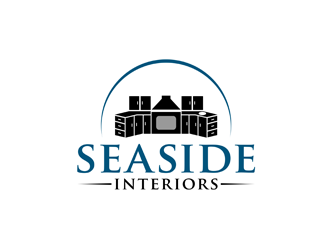Seaside Interiors logo design by bomie