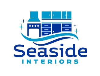 Seaside Interiors logo design by ElonStark
