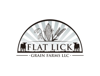 Flat Lick Grain Farms, LLC logo design by naldart
