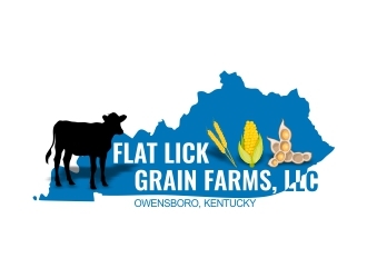 Flat Lick Grain Farms, LLC logo design by mngovani