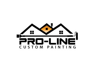 Pro-Line Custom Painting logo design by pixelour