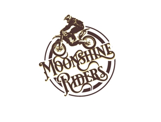 Moonshine Riders logo design by Roma