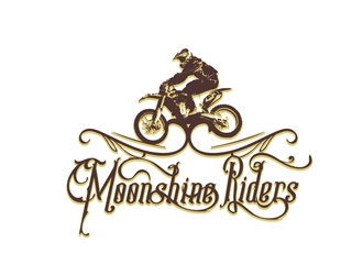 Moonshine Riders logo design by Roma