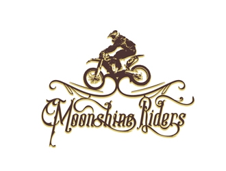 Moonshine Riders logo design by Roma