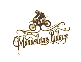 Moonshine Riders logo design by Roma